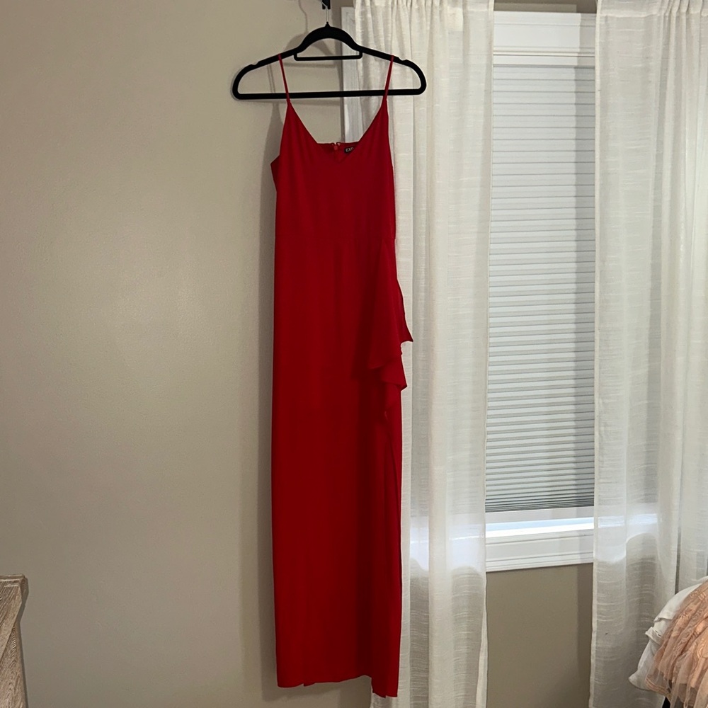 Express Vibrant Red Maxi Dress